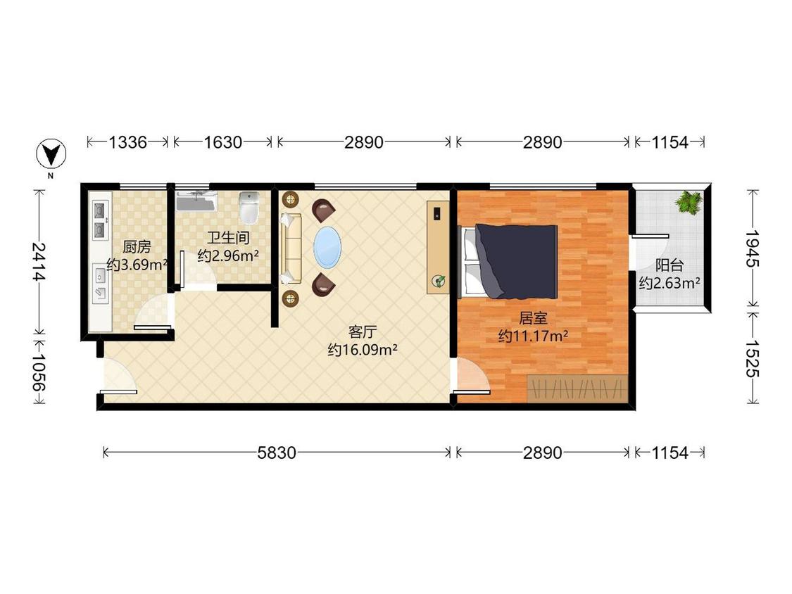 整租·晶品居