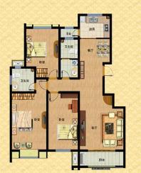 三龙锦绣山庄3室2厅2卫户型图