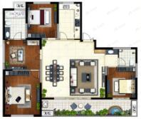 金旅南璟台4室2厅2卫户型图