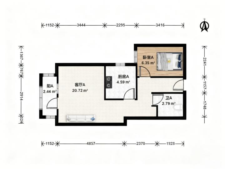 整租·百合园(丰台)
