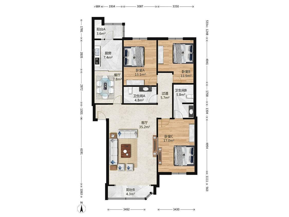 整租·北潞冠家园