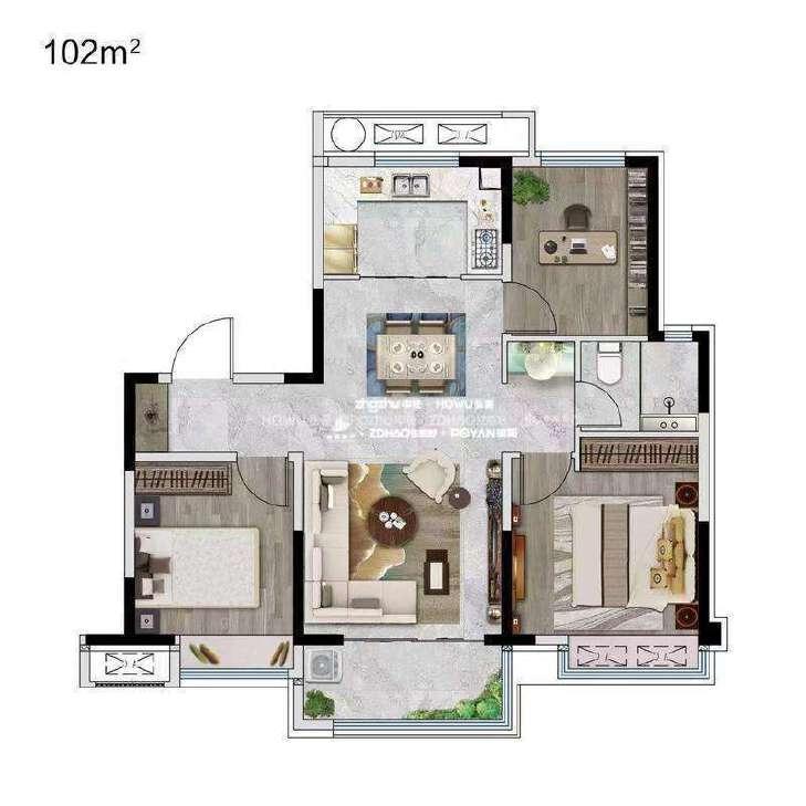 整租·金科华都学林府