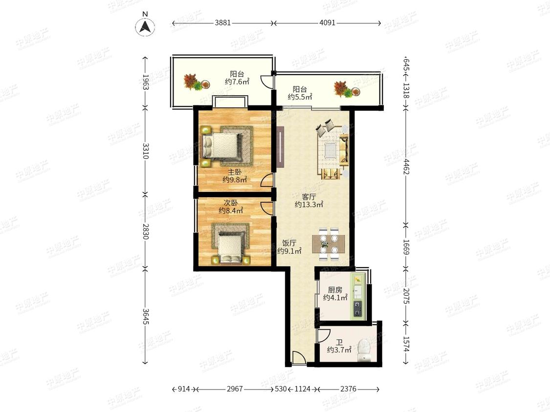 整租·聚德花苑