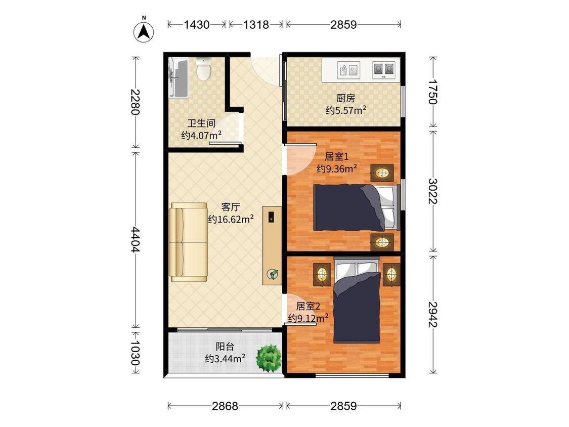 整租·粤海城