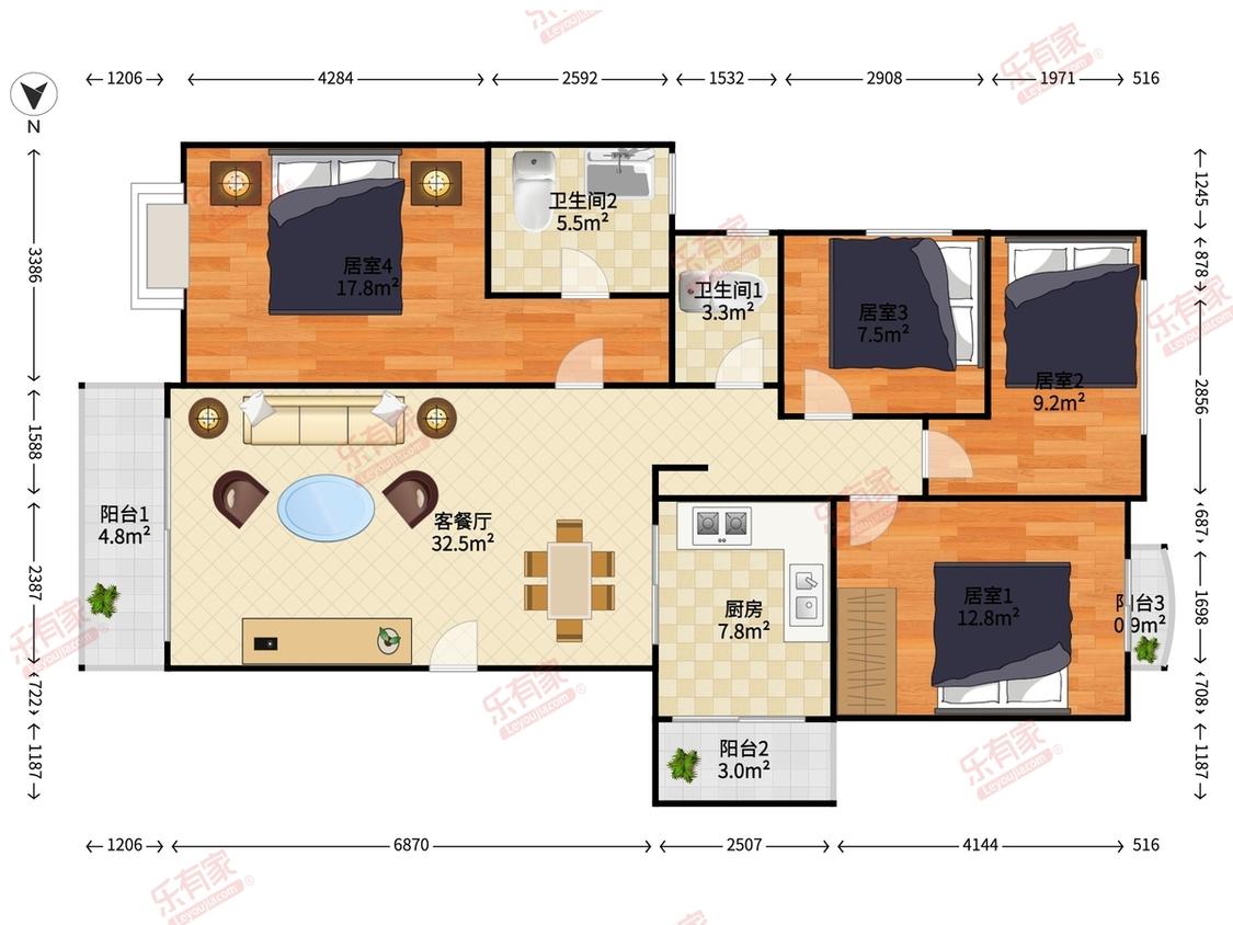 整租·万科温馨家园