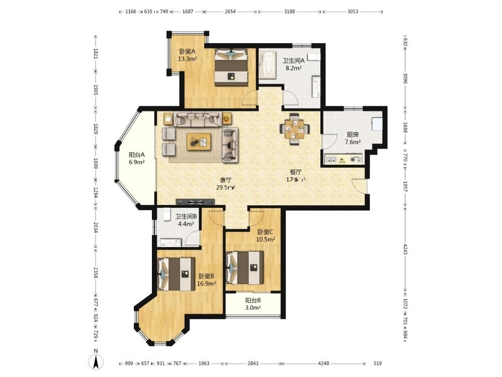 整租·中润华侨城