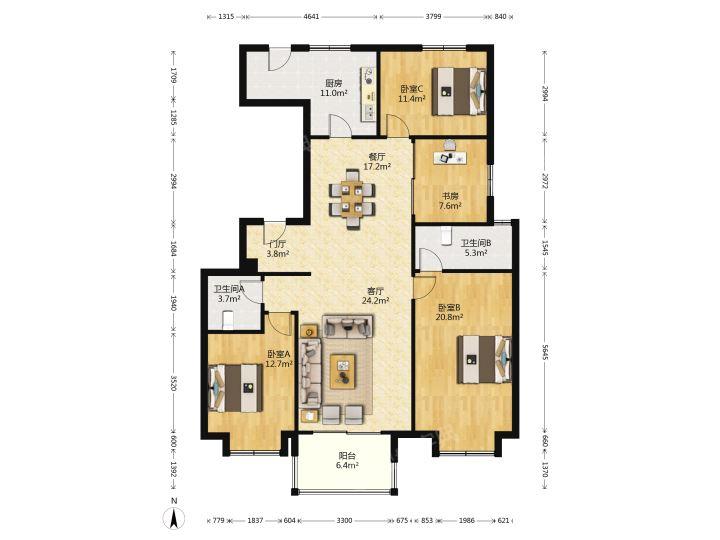 整租·中国铁建万科翡翠国际(西区)