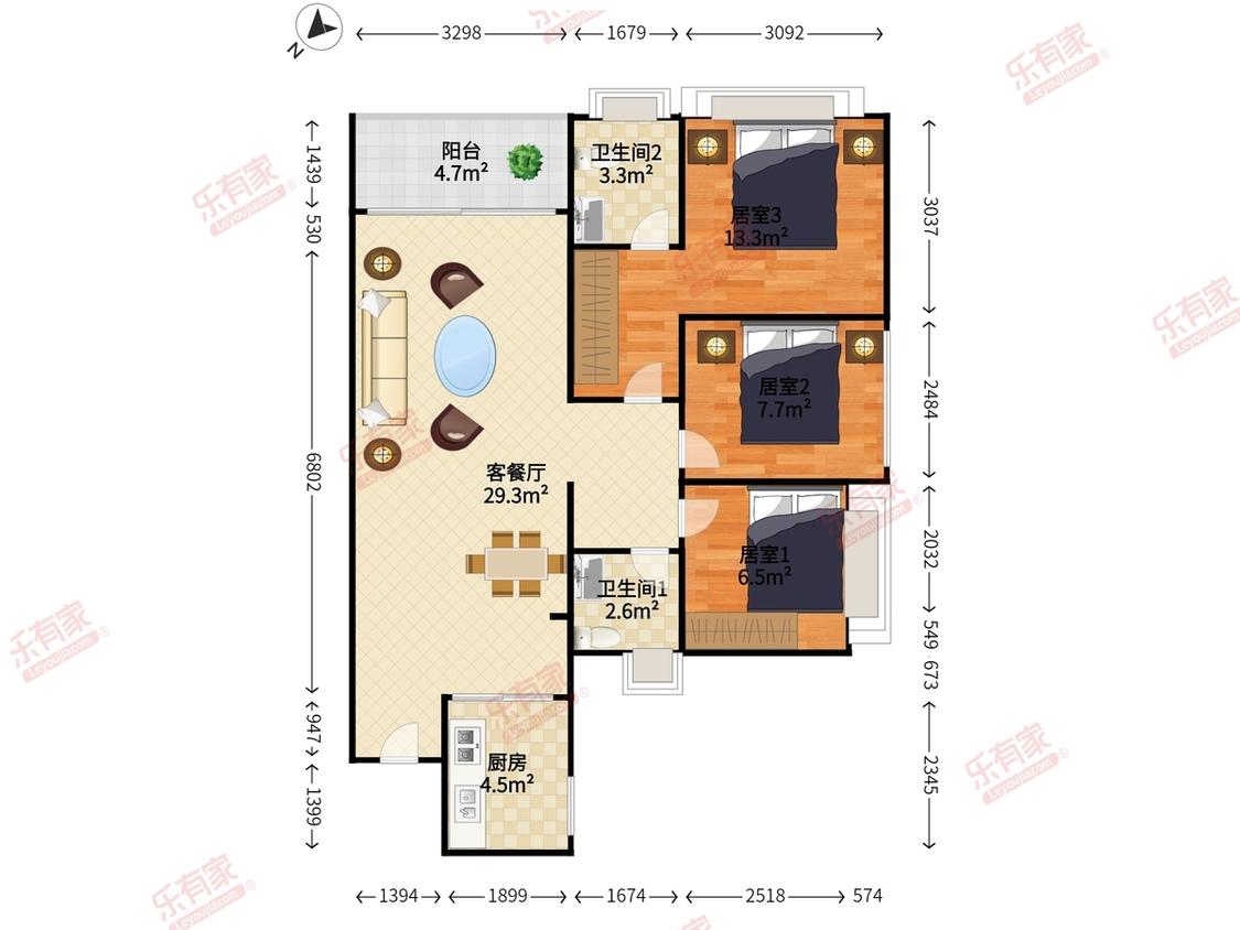 整租·宏发天汇城