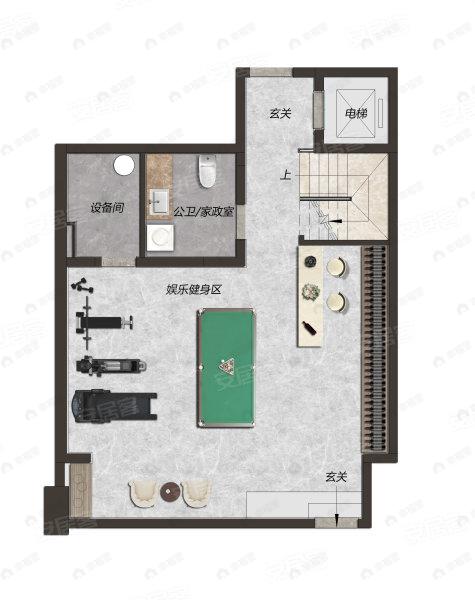 观承望溪4室5厅4卫户型图