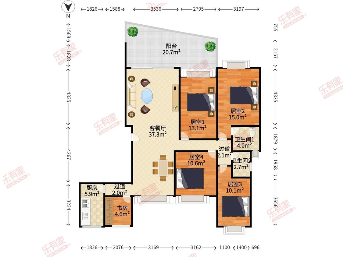 整租·鼎太风华(三期)