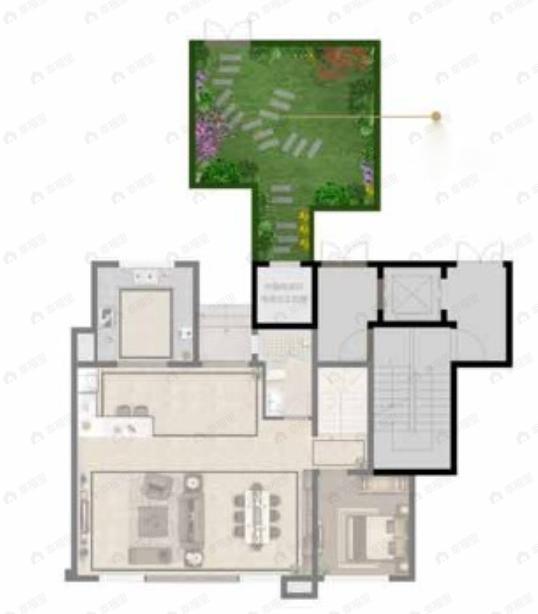 龙湖梵城4室2厅4卫户型图