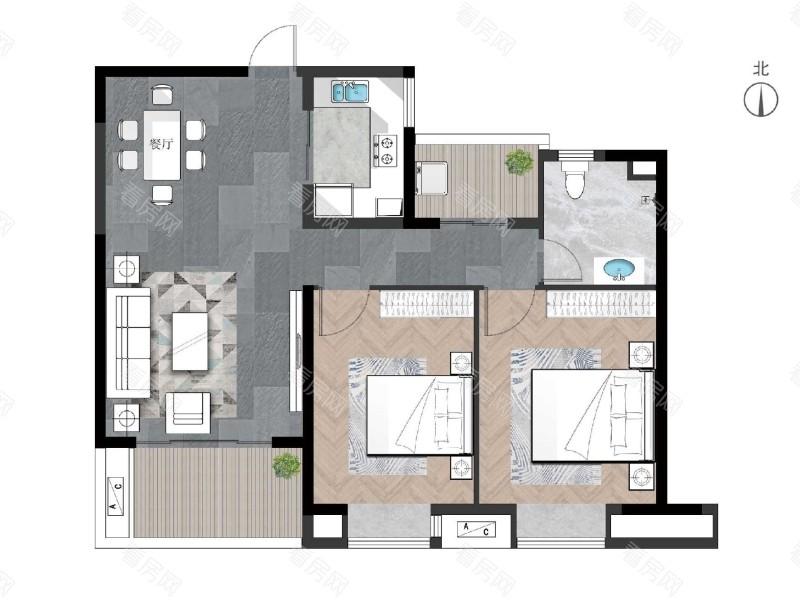 整租·鹏欣水游城