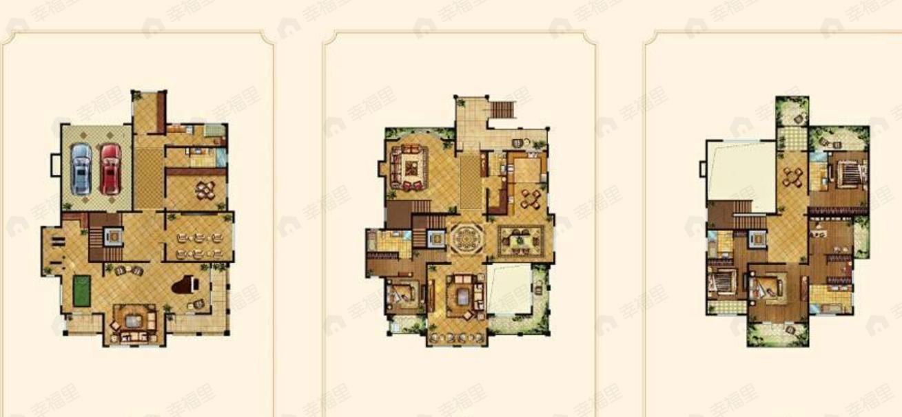 青竹湖曦园4室2厅4卫户型图