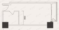 1室1厅建面52平户型图