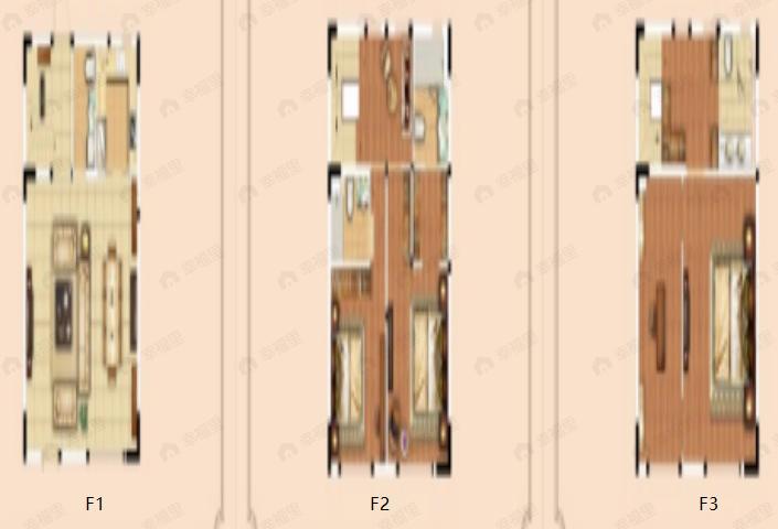 林奇岛3室1厅3卫户型图