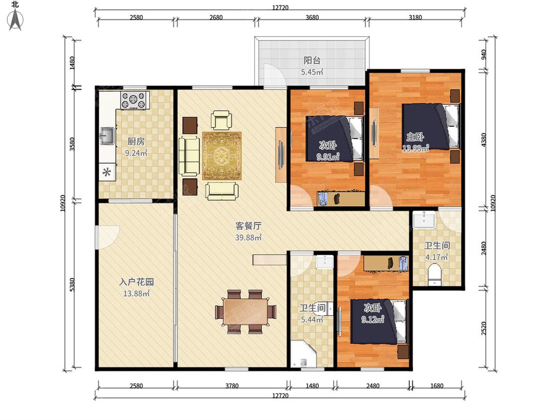 整租·裕龙君汇