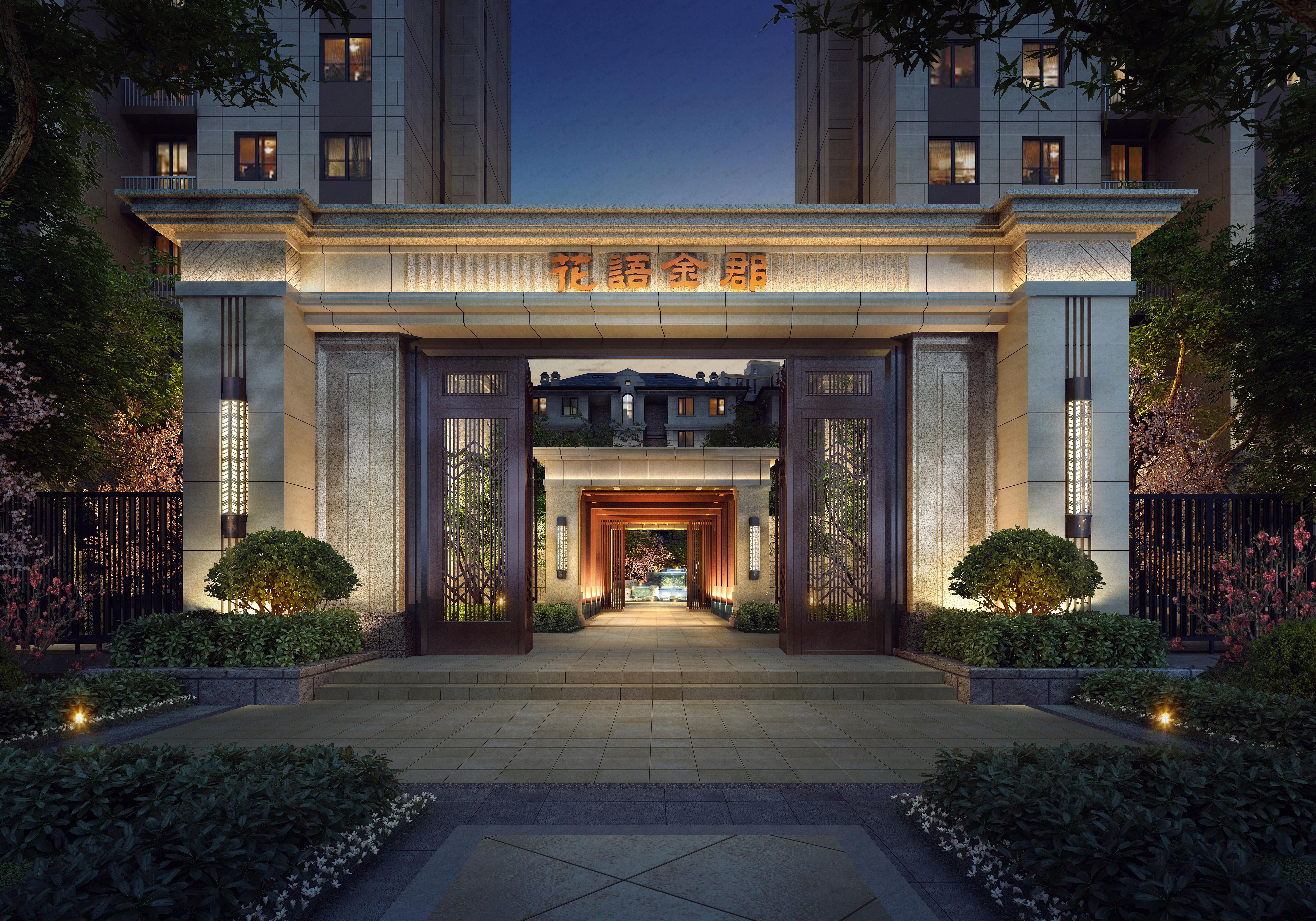 中国铁建花语金郡效果图