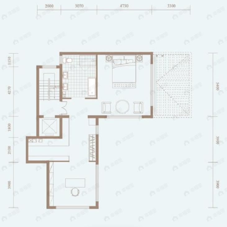 顺鑫颐和天璟4室2厅4卫户型图