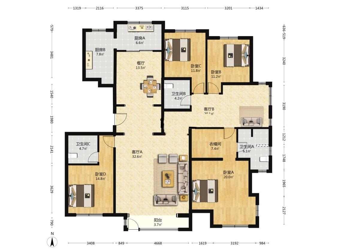 整租·领秀翡翠山(A区)