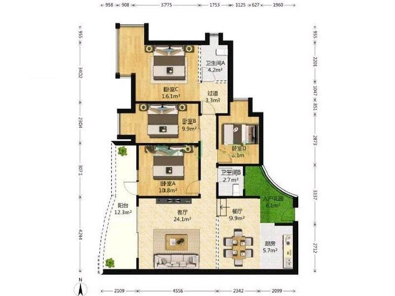 整租·融侨半岛(云满庭B区)