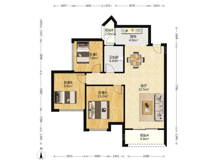 整租·花样年麓湖国际