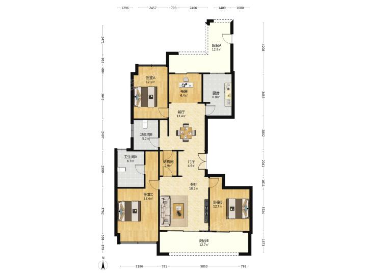 整租·滨江金茂府