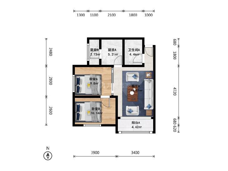 整租·燕化星城建德一里