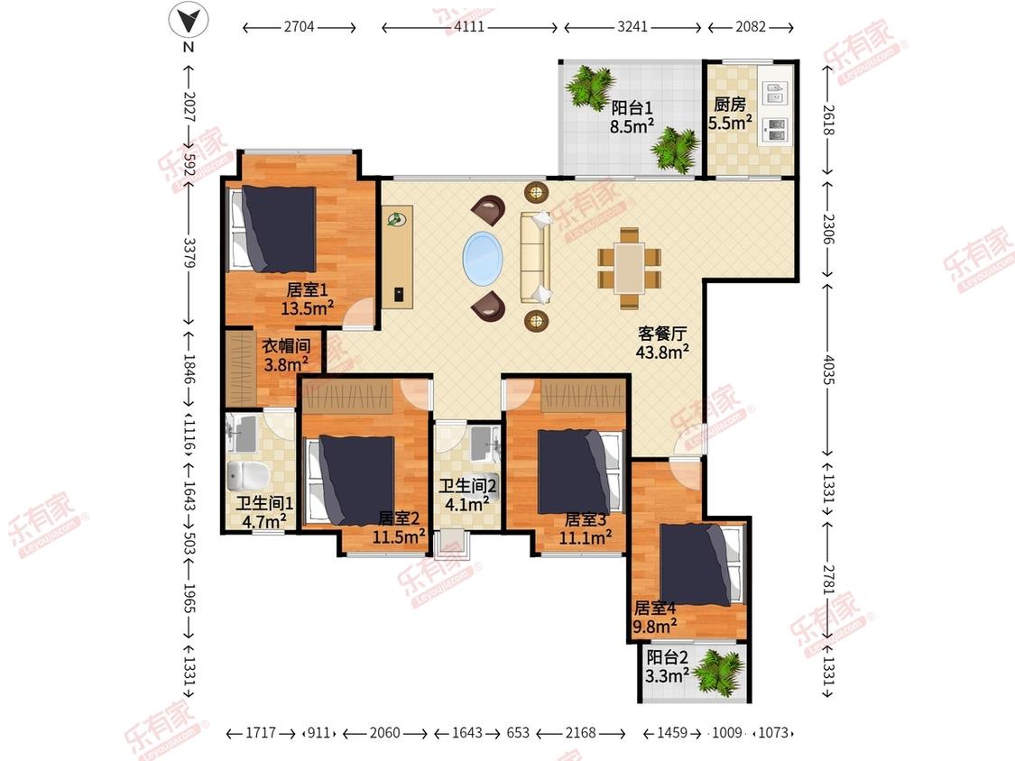 整租·万科府前一号