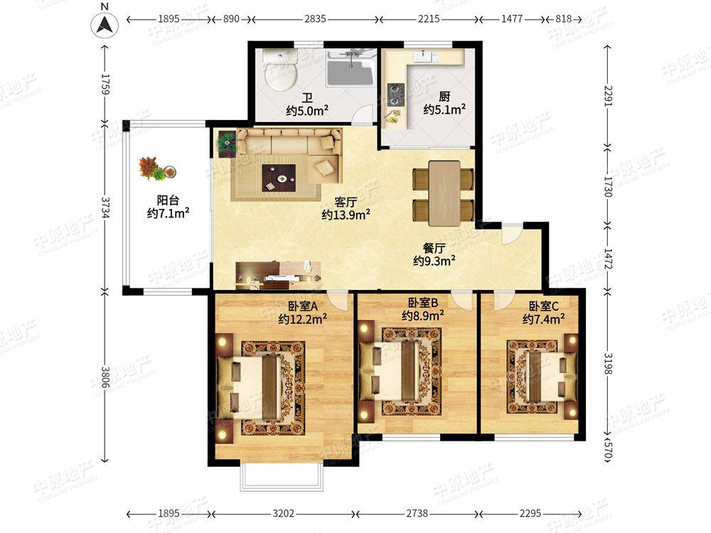 整租·中冶尚园