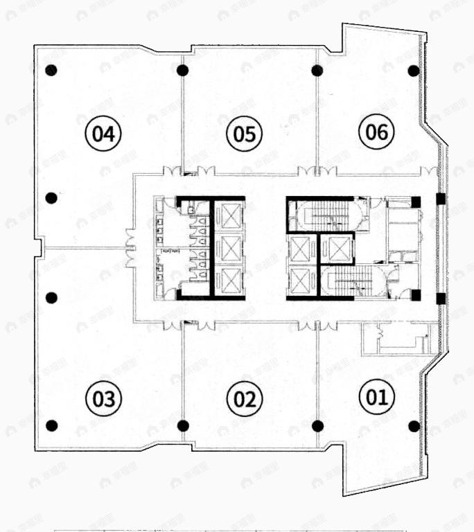 1室建面1396平户型图