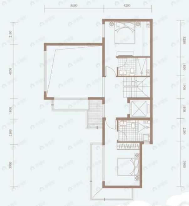 顺鑫颐和天璟4室2厅4卫户型图