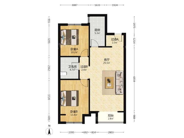 整租·万科金域国际