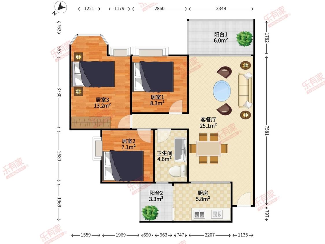 整租·金众香诗美林