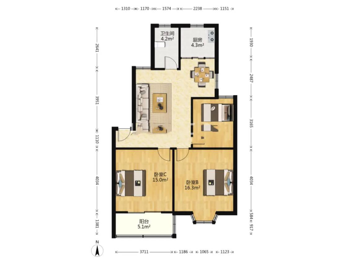 整租·潭桥公寓(北园)