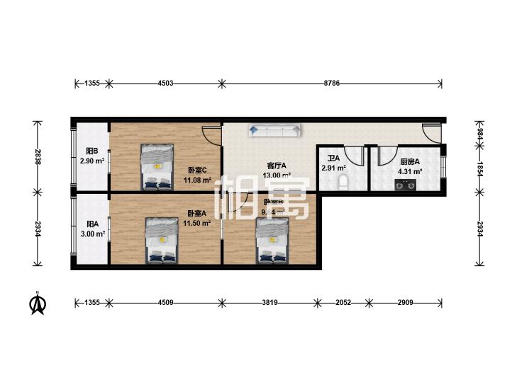 整租·北礼士路62号院