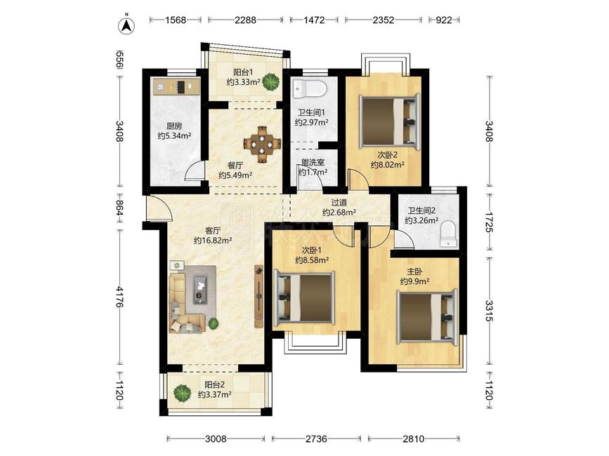 整租·黄村中里