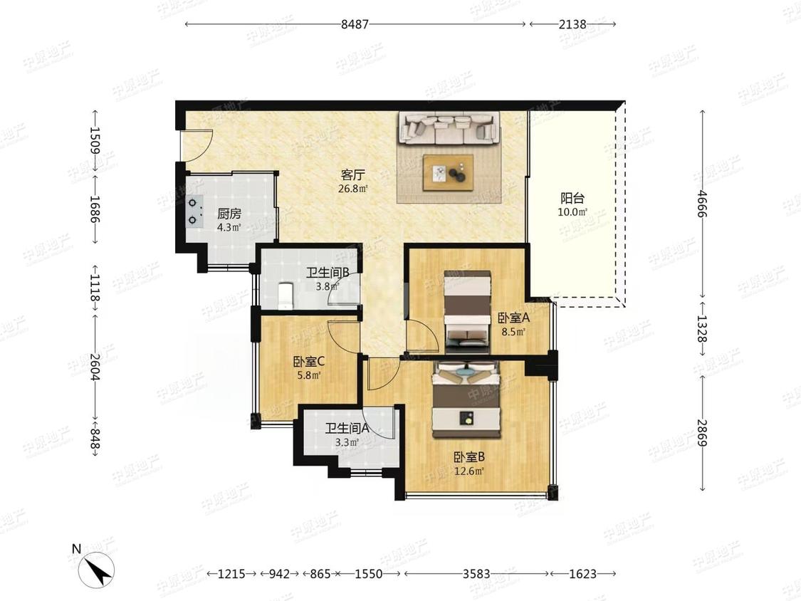 整租·卓越招商臻珑府