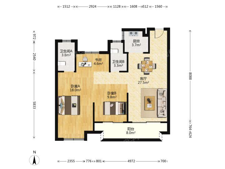 整租·诚通公园里