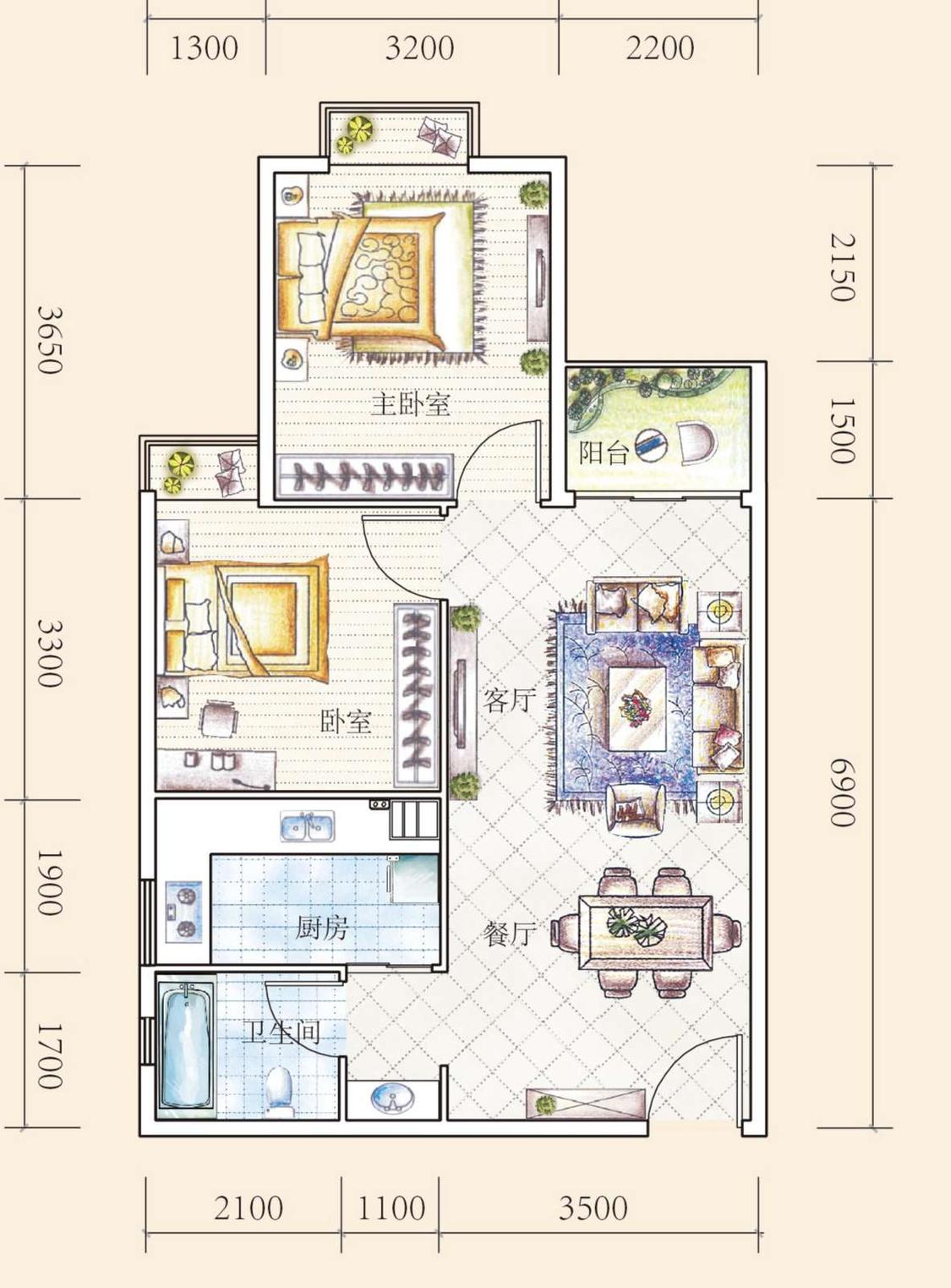 整租·花果园(C区)