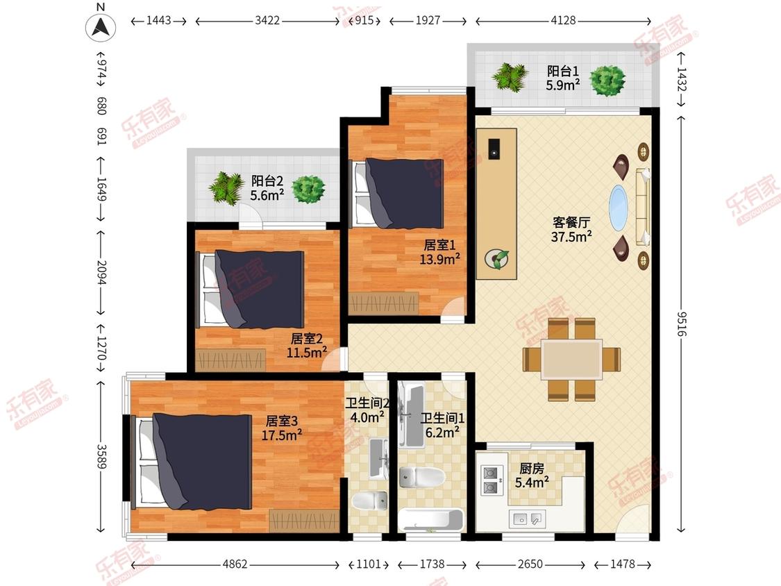 整租·兰亭国际名园