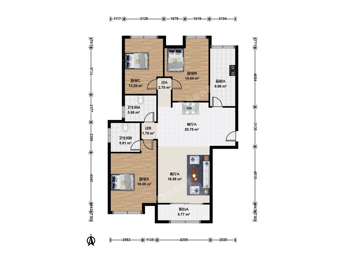 整租·绿地景汇佳苑