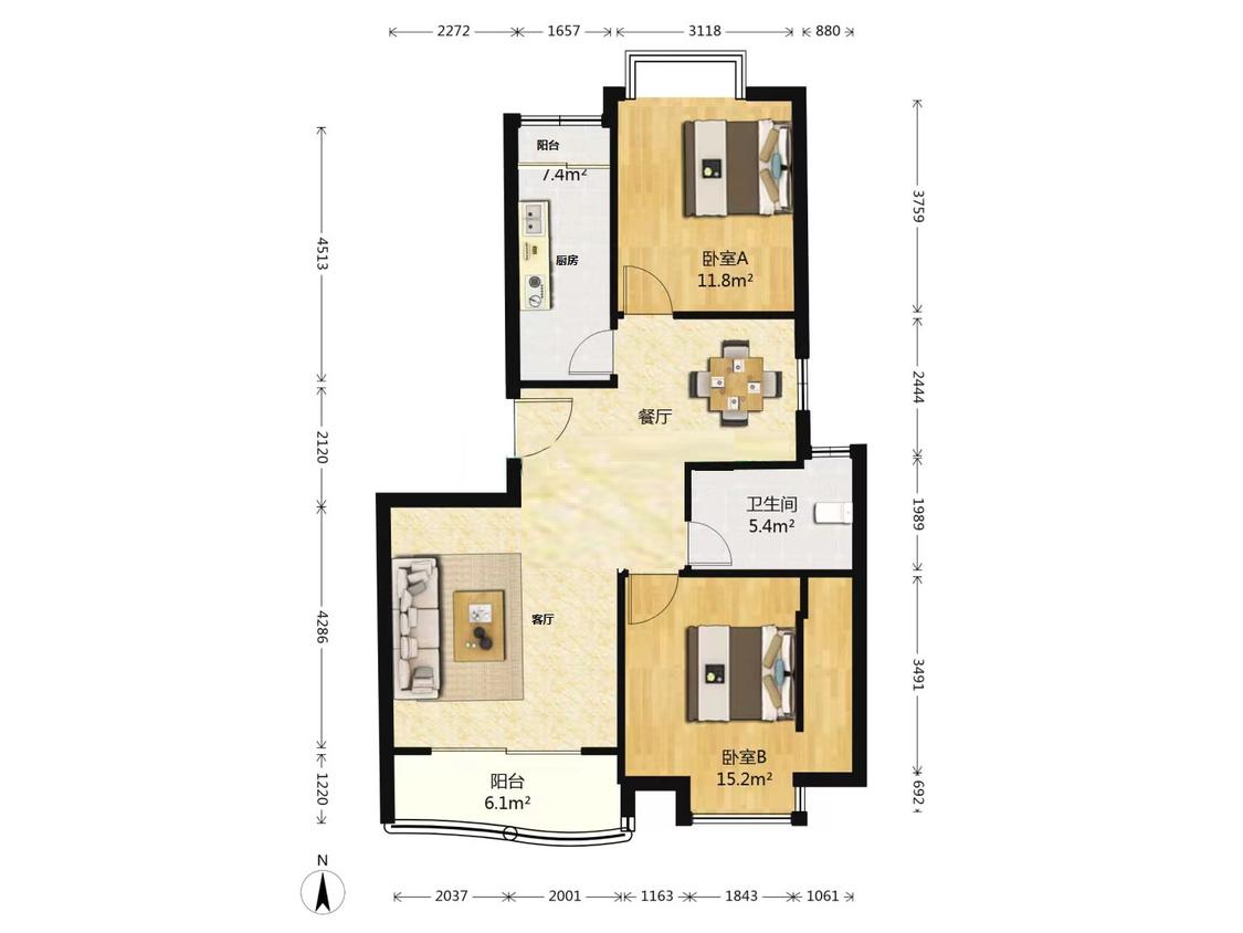 整租·大华阳城(阳城世家苑)