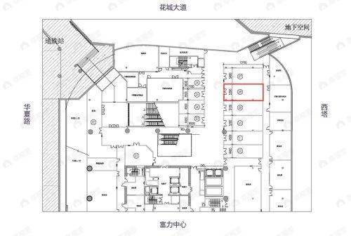 富力盈凯广场1室户型图