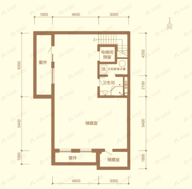 首城汇景墅3室2厅4卫户型图