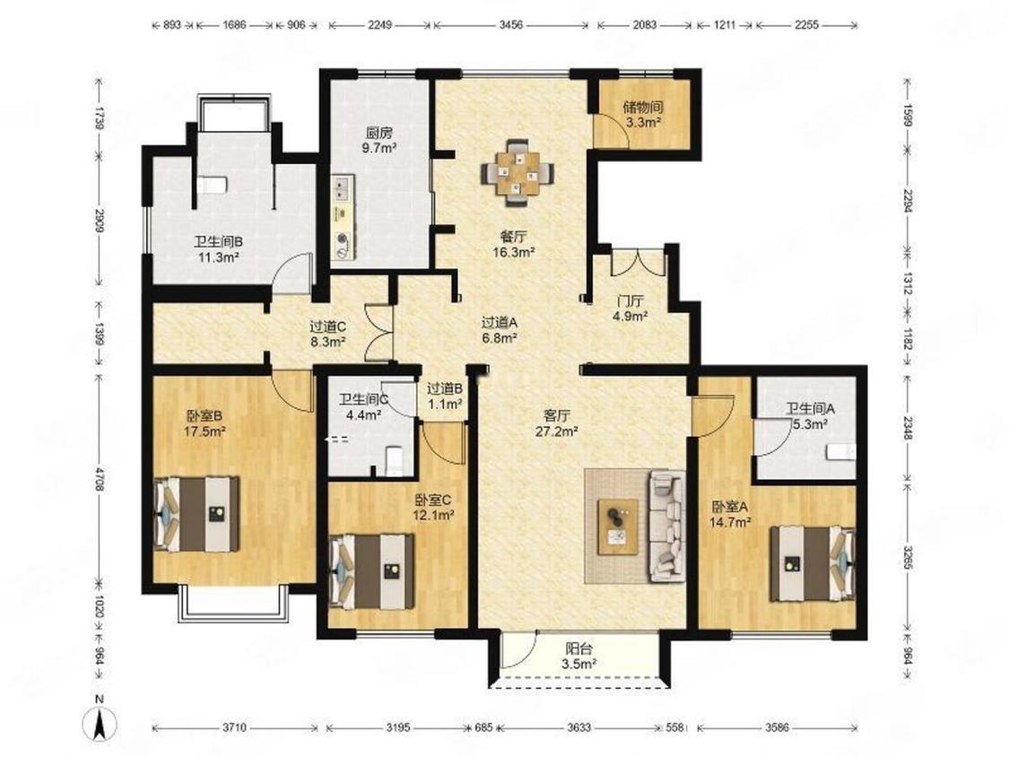 整租·泛海容郡