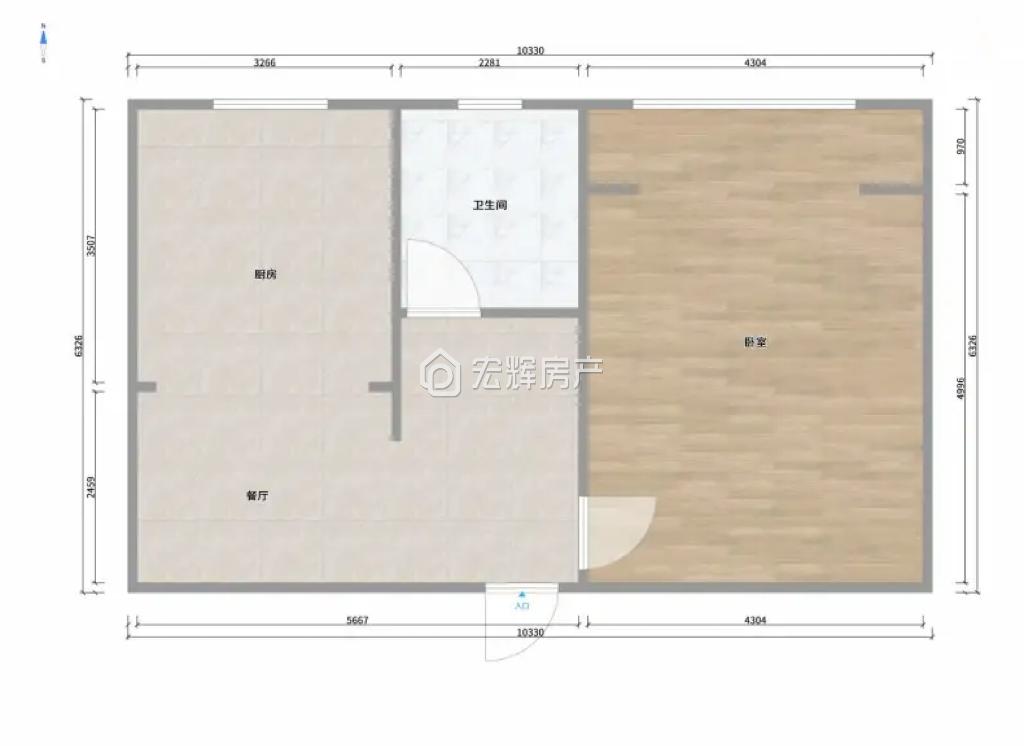 整租·火电公司家属院