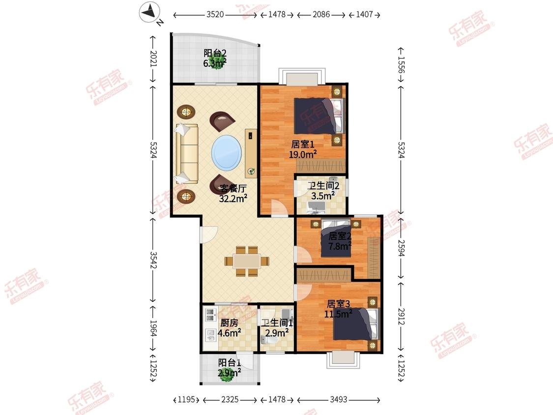 整租·天明花园B区