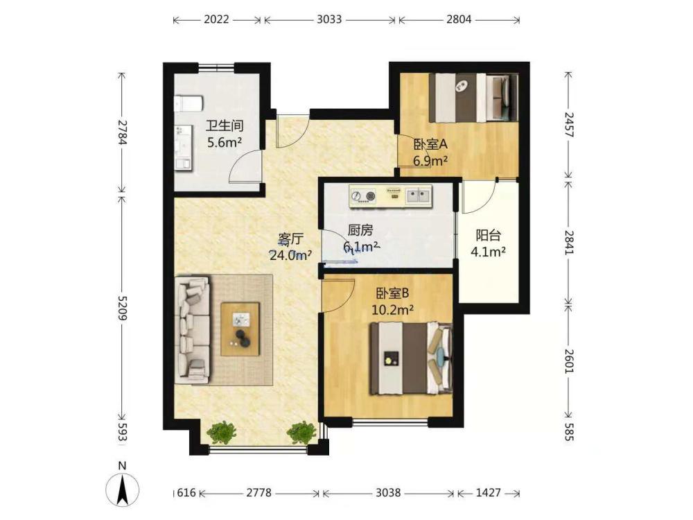 整租·港头刘社区