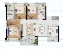 美林湖4室2厅2卫户型图