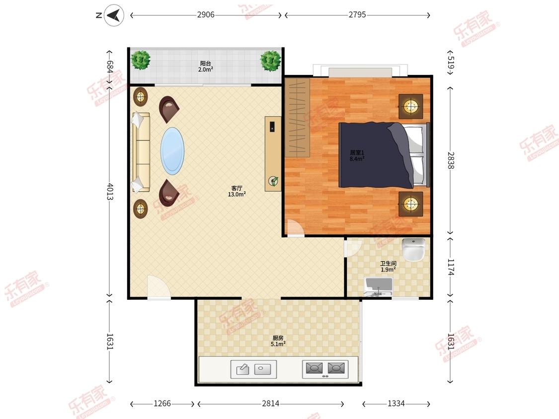 整租·东方美地苑